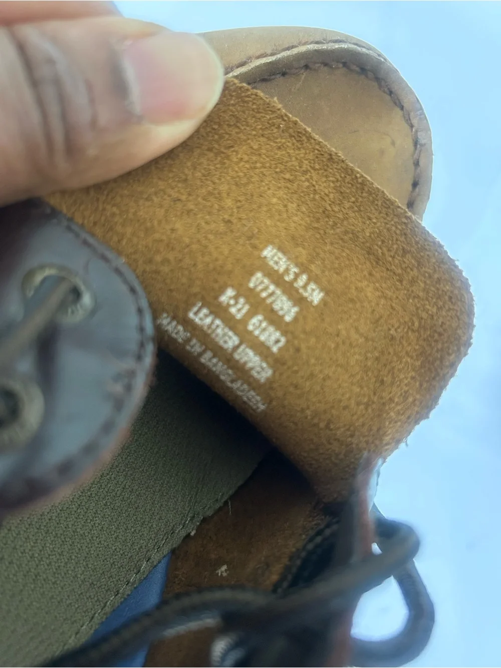 Sperry Top-Sider Mens 9.5 Boat Shoes Brown Leather Nubuck Deck Shoes 0777896